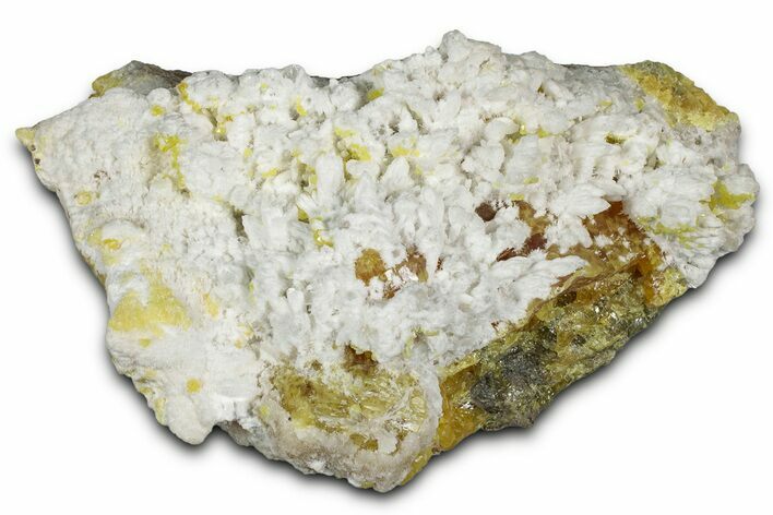 Yellow Sulfur and Celestine (Celestite) Association - Italy #356639